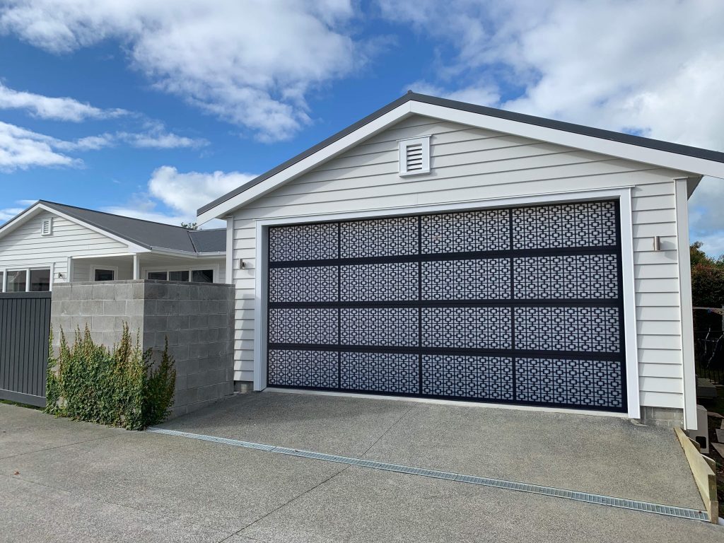 Laser-Cut Garage Door