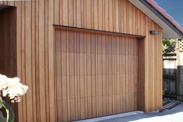 Random Shiplap Cedar Garage Door