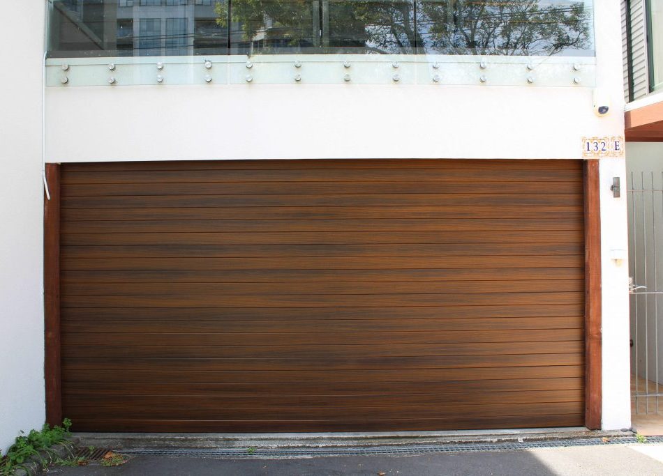 Aluminium Woodgrain Garage Door