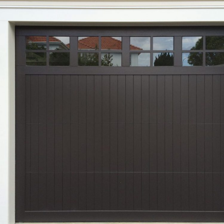 Cedar TG&V Painted Garage Door